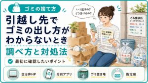 引越し先でゴミの出し方がわからないとき｜収集日・分別・袋・集積場所の確認手順