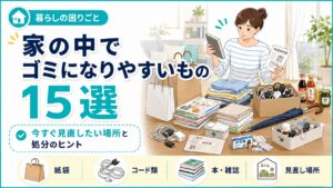 家の中でたまりやすい物15種類｜捨てる・残す・売る・リサイクルの判断方法